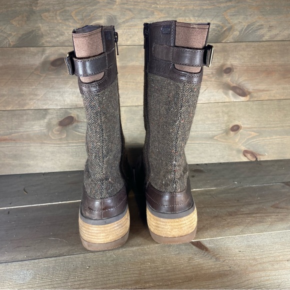 Merrell haven tall womens size 6 shoes brown leather waterproof winter boots - Picture 6 of 8
